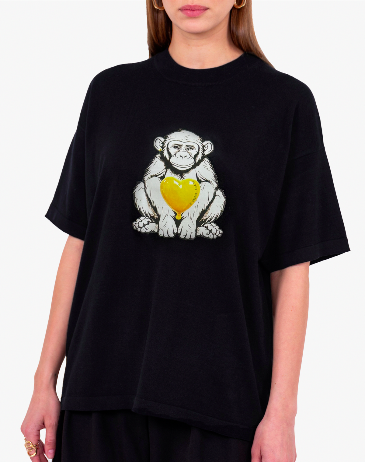 VR × nqrse × HAPPY TEE / BLACK L T-Shirt Over IL THE DELLE 5 - GINGER FIRENZE – Ginger Firenze