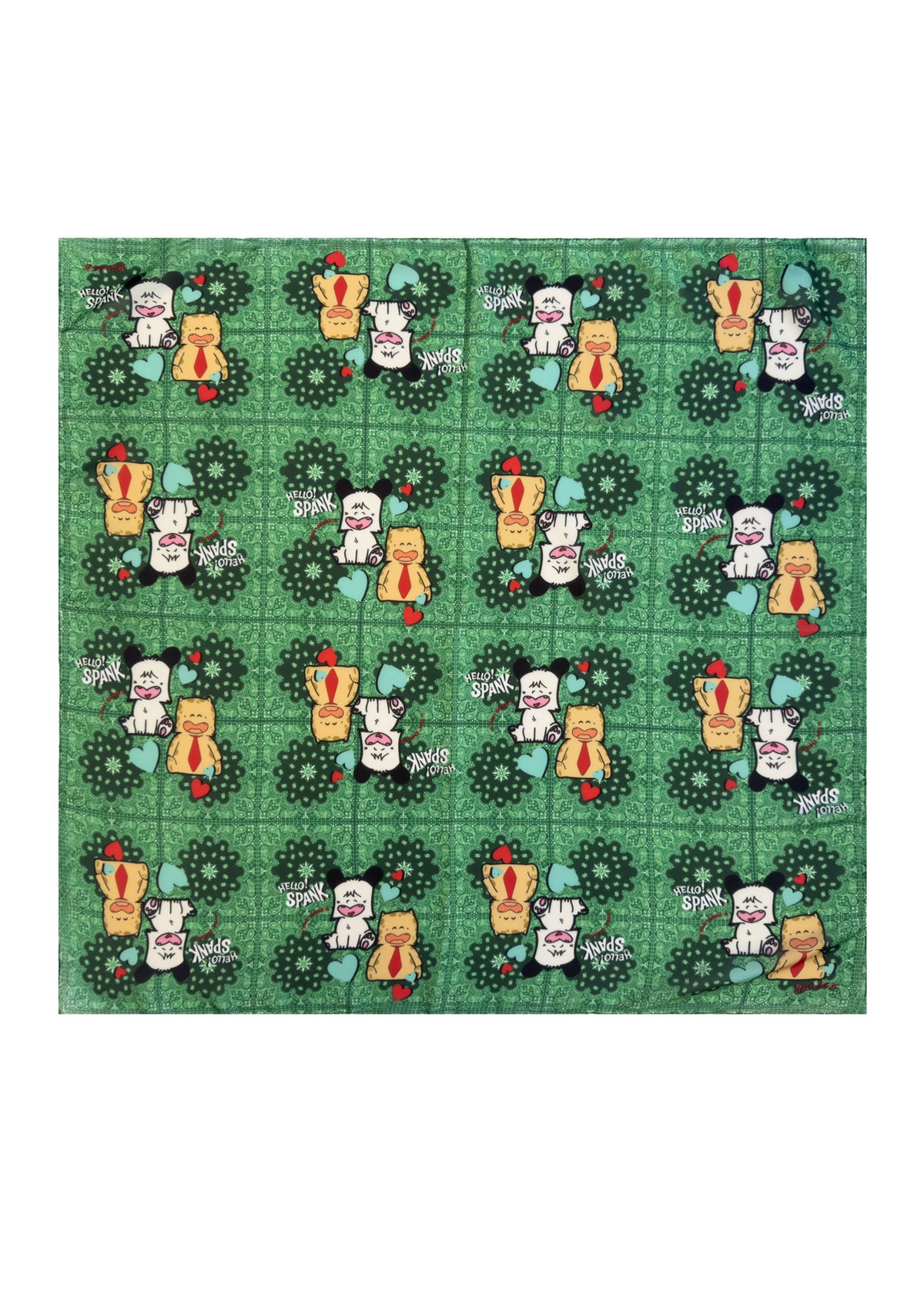 Foulard tessuto finemente e densamente rosso con frange sciarpa