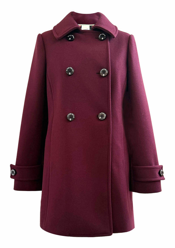 Cappotto Doppiopetto in panno mistolana