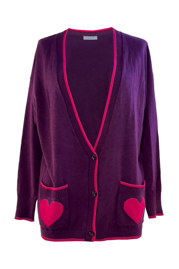 Cardigan con cuore