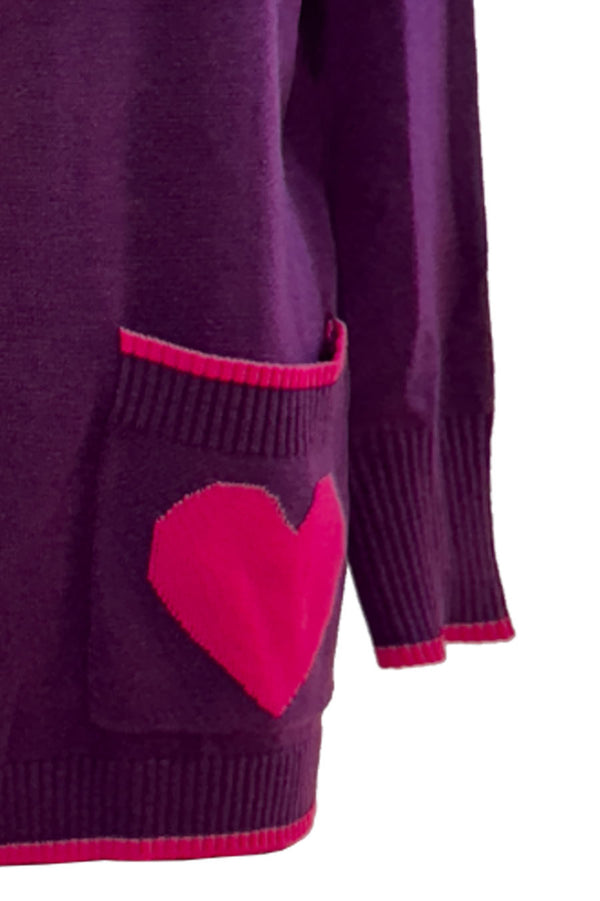 Cardigan con cuore